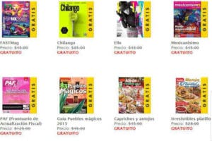 Gratis Revistas Digitales en Sanborns Noviembre 2015