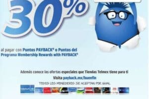 Ofertas del Buen Fin 2015 en Tienda Telmex: 30% de bonificación con Payback