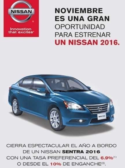 Promociones del Buen Fin 2015 en Nissan, Chrysler y Mitusbishi