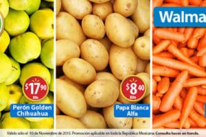 Walmart: Martes de Frescura Frutas y Verduras 10 de Noviembre