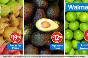 Walmart: Martes de Frescura Frutas y Verduras 17 de Noviembre