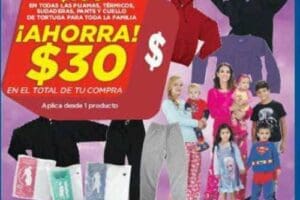 HEB: Ahorra $30 por cada $100 de compra en Sudaderas, Pijamas y más
