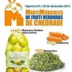 Frutas y Verduras Chedraui Diciembre 2015