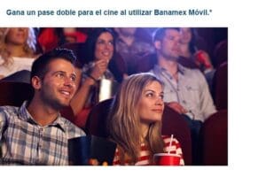 Banamex: Gana dos entradas Gratis para el cine