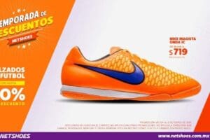 Netshoes: hasta 50% de descuento en calzados de fútbol