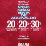 Gran venta de aguinaldo Sears 2015
