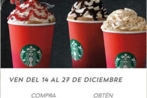 Starbucks: Compra bebidas navideñas y te regalan 5 stars adicionales