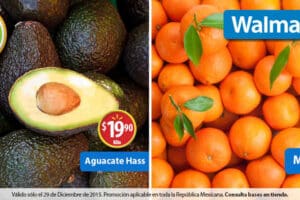 Walmart: martes de frescura frutas y verduras 29 de diciembre