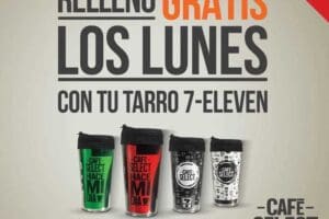 7-Eleven: Relleno gratis de Tarros de café los Lunes