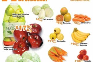 Chedraui: frutas y verduras martes 19 y miércoles 20 de enero