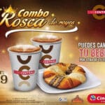 Cinemex Combo Rosca de reyes mas bebida