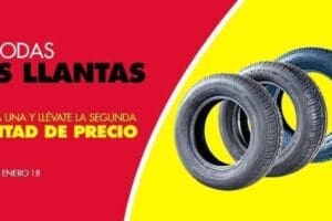 Comercial Mexicana: 50% de descuento en segunda compra de Llantas y más