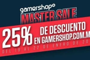 Gamers: Master Sale 25% de descuento en Gamershop