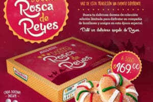 Krispy Kreme: Docena de Rosca de Reyes $169