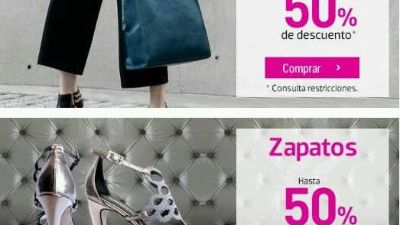 Liverpool: hasta 50% de descuento en bolsas y zapatos