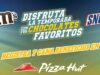 Promoción Pizza Hut Snickers y M&Ms: Cupones, descuentos y productos gratis