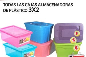 Soriana Mercado: 3×2 en todas las cajas almacenadoras