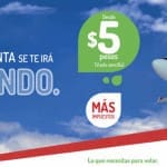 Vivaaerobus vuelos desde $5 pesos mas impuestos