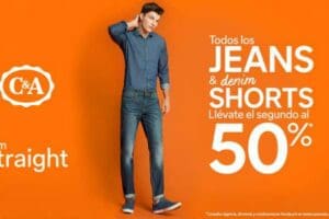 C&A: 50% de descuento en jeans & denim shorts