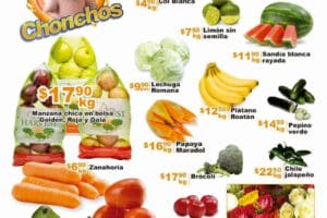 Chedraui: frutas y verduras 9 y 10 de febrero