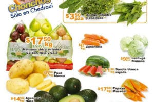 Chedraui: frutas y verduras martes 23 y miércoles 24 de Febrero 2016