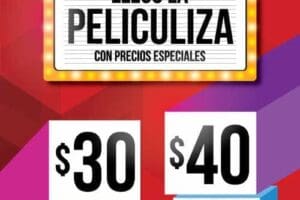 Promoción Peliculiza Cinemex boletos a precios especiales