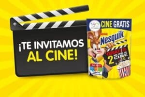 Promoción Nesquik Cinemex: Gratis 2 Boletos de Cine 2D o 3D