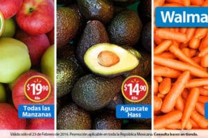 Walmart: martes de frescura frutas y verduras 23 de febrero