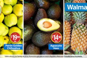 Walmart: martes de frescura frutas y verduras 2 de febrero