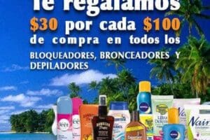 Comercial Mexicana: $30 por cada $100 en bloqueadores, bronceadores y depiladores