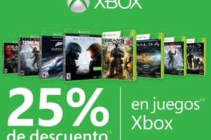 25% de descuento en videojuegos y accesorios para Xbox One y Xbox 360