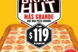 Pizza Hut: Pizza Gran Hut a $119