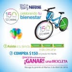 Promoción Bodega Aurrerá Nestlé gana bicicletas 1