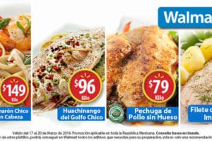 Walmart: ofertas de carnes, pescados y mariscos del 17 al 20 de Marzo