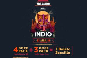 7 Eleven: Boletos GRATIS para el Vive Latino comprando Cerveza Indio