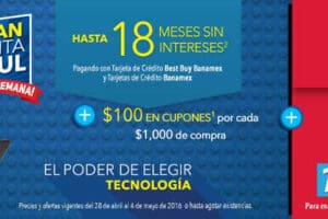 Best Buy: Gran Venta Azul y 120 Horas Banamex