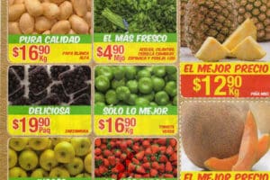 Bodega Aurrerá: Frutas y Verduras Tianguis de Mamá Lucha del 1 al 7 de abril