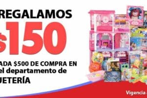 Comercial Mexicana: $150 de descuento por cada $500 de compra en juguetería