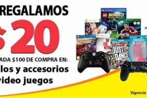Comercial Mexicana: $20 de regalo por cada $100 en videojuegos, dulcería y ropa exterior