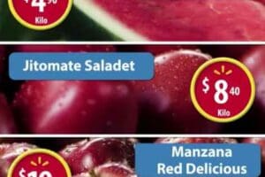 Walmart: martes de frescura frutas y verduras 19 de abril