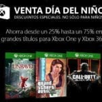 Xbox venta del día del niño descuentos para Xbox One y Xbox 360