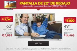 Best Buy: Pantalla GRATIS comprando Smart TV LG