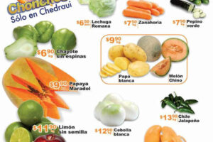 Chedraui: frutas y verduras 31 de mayo y 1 de junio