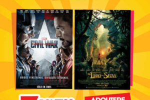 Cinemex: funciones matinée Capitán America Civil War y El Libro de la Selva