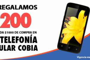 Comercial Mexicana: $200 de por cada $1,000 en Telefonia Celular Cobia