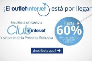 Interjet: preventa de hasta 60% de descuento en vuelos con Club Interjet