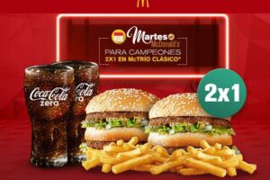 McDonalds: 2×1 en Mctríos Clásicos 3 de Mayo