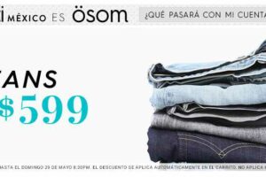 Ösom: oferta de 2 jeans por $599