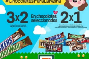 Promociones día de las madres en 7-Eleven: 2×1 en Chocolates