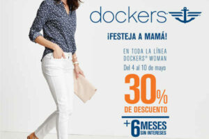 Sears: 30% de descuento + 6 msi en Dockers Woman